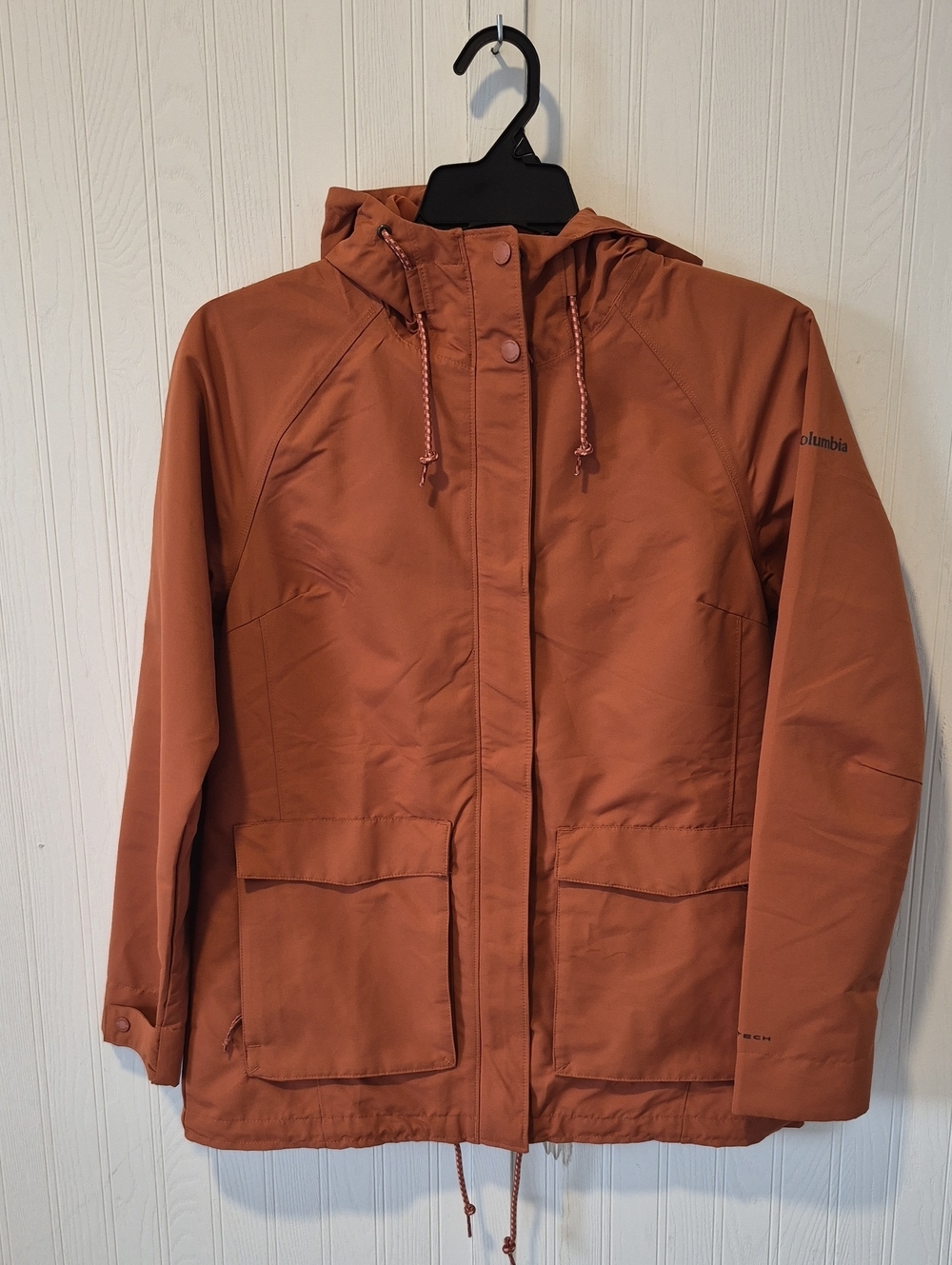 Columbia Women's Rust Orange Hooded Coat